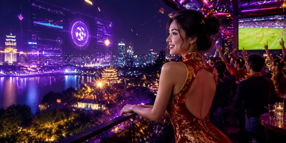 Người chơi Hà Nội tham gia cá cược trực tuyến trong khung cảnh neon sôi động về đêm