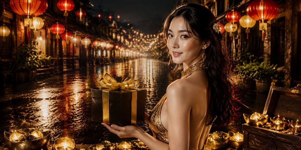 Đèn lồng Hà Nội lung linh bên cạnh màn hình slot game đang quay – không khí lễ hội và giải trí